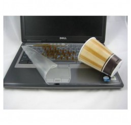 379GI04 Toshiba Biosafe™ Anti-Microbial Laptop Skin Cover L350, L355 laptop, rect enter - k s only