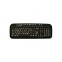 EZSee Large Print Keyboard-Black with White Print