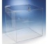 Acrylic Cube Ballot Box - 8 x 8 x 8