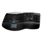 Tru-Form Pro 308 - Contoured Ergonomic Keyboard with Built-In Touchpad (USB, PS/2)